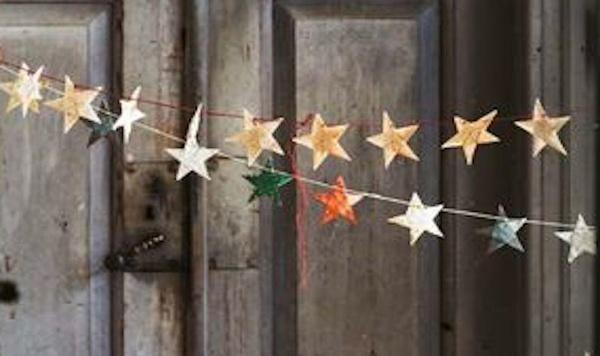 Image of star holiday garland