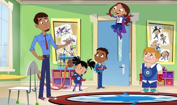 Image of the cast of Hero Elementary.