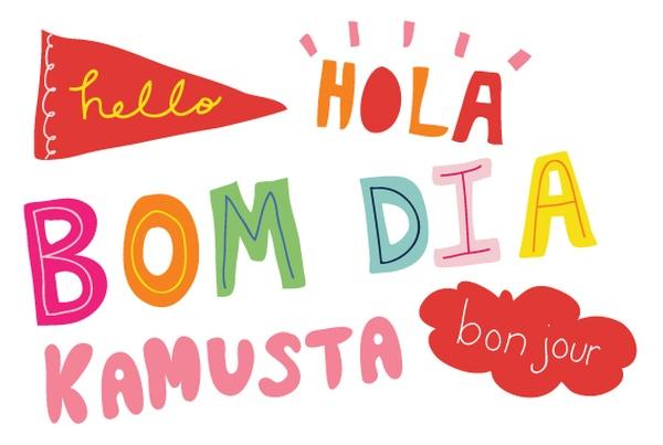 Image of teaching kids how to say hello in different languages