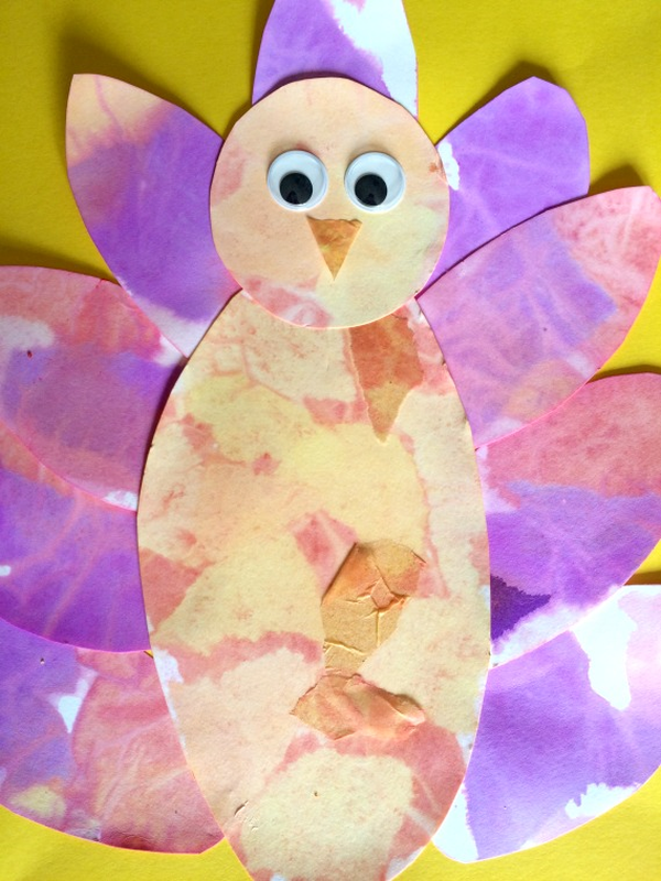 Image of tissue paper turkey