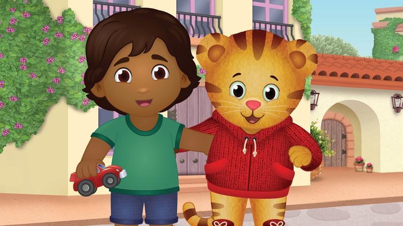 Image of Daniel Tiger and Juan Carlos.