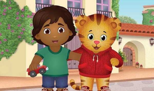 Image of Daniel Tiger and Juan Carlos.